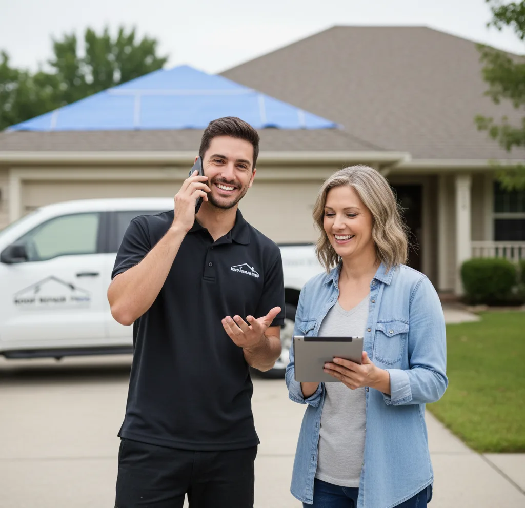 Modern Solutions Roof Repair customer support in Ramona